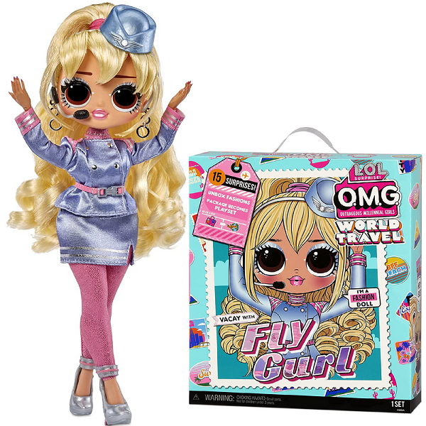 Игрушка L.O.L. Surprise Кукла OMG Travel Doll- Fly Gurl (серия Трэвэл - Флай Гёрл)
